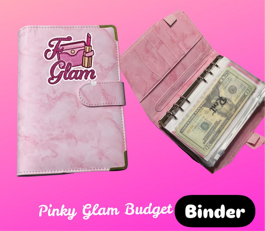 Pinky Glam Budget Binder